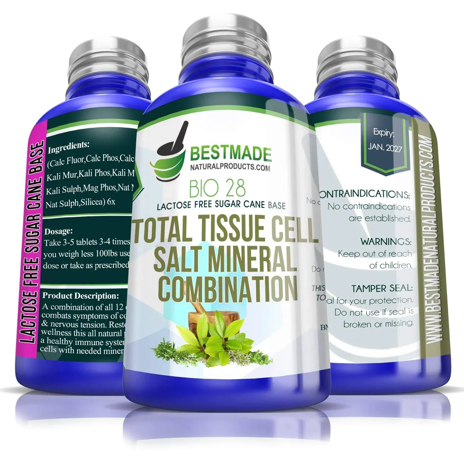 Total Tissue Cell Salt Mineral Combination, Helps Body Absorb Nutrients, Increase ...