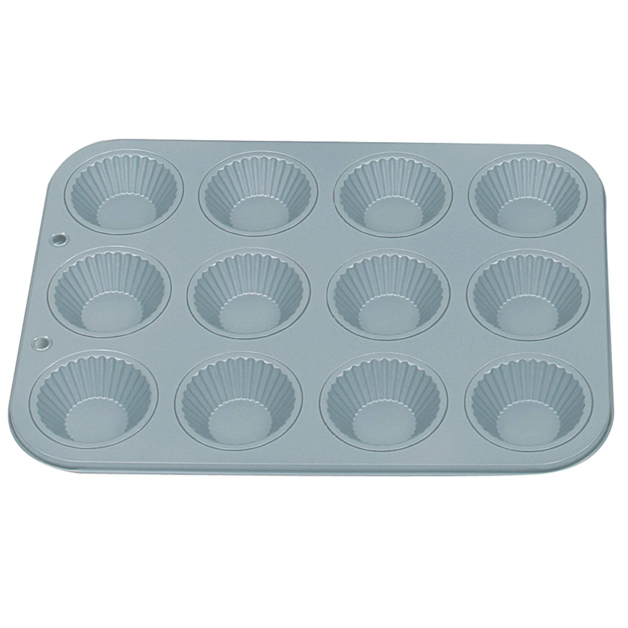 Ribbed Tart Pan, 12-Cup, Preferred Non-Stick, 10.5 x 14 x 1 inches