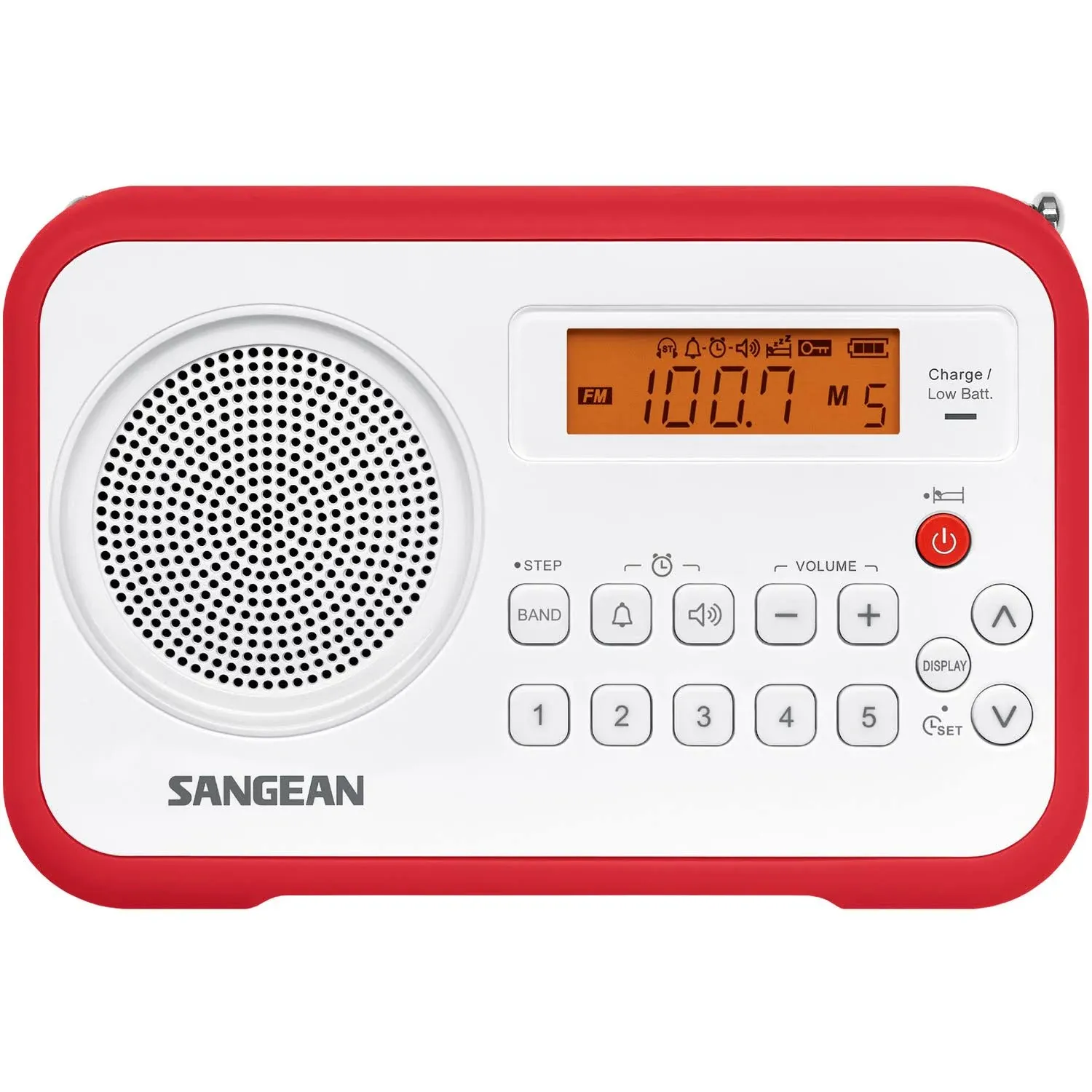 Sangean AM/FM/Portable Digital Radio with Protective Bumper