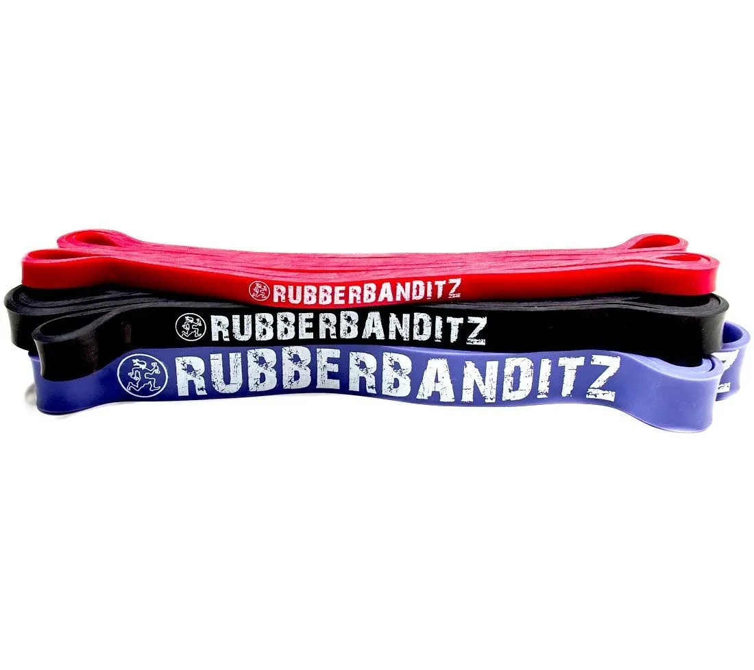 Rubberbanditz- Pull Up Assistance Bands Set of 3 Functional Fitness Resistance