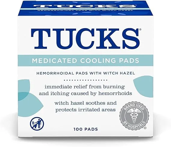 Tucks, Medicated Cooling Pads, 100 Pads