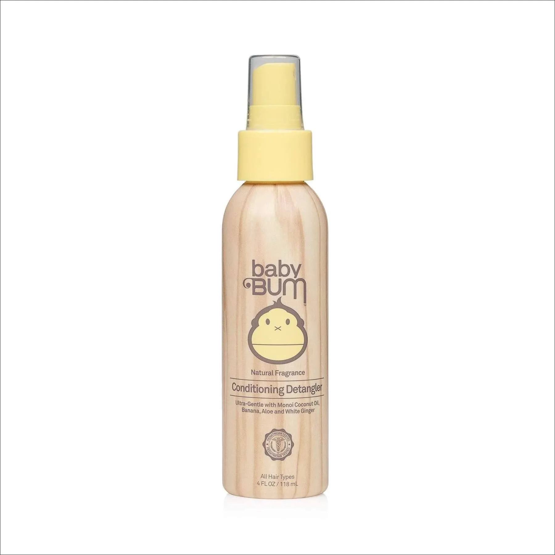 Baby Bum Conditioning Detangler Spray | Leave-In Conditioner Treatment with Soothing Coconut Oil| Natural Fragrance | Gluten Free and Vegan | 4 FL OZ