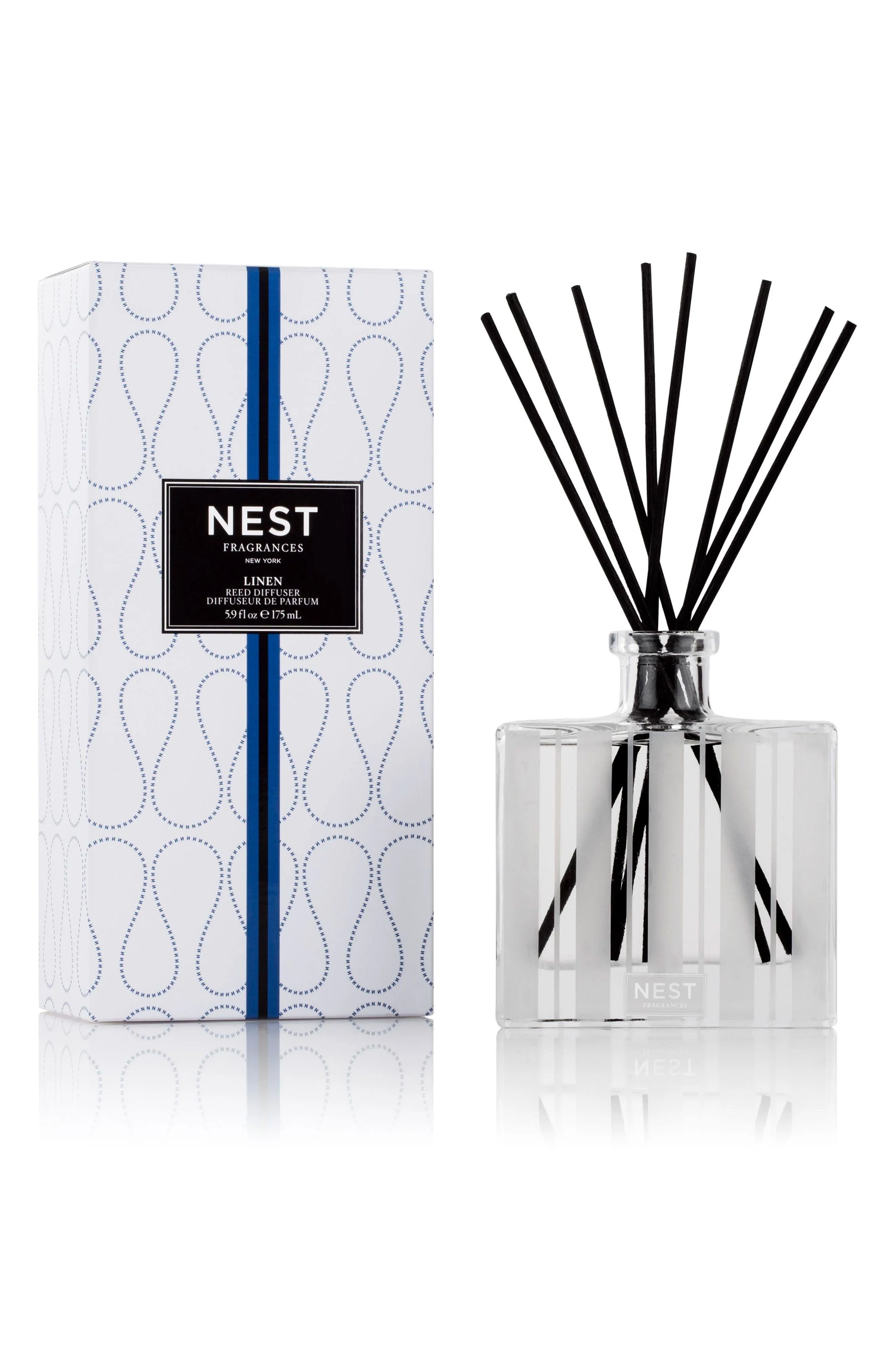 NEST Fragrances Moroccan Amber Scented Reed Diffuser, 5.9 oz