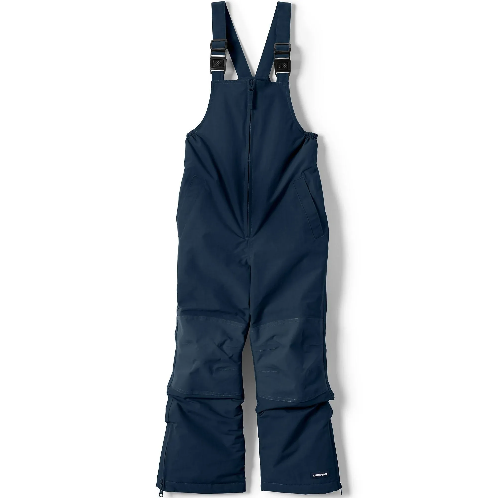 Lands' End Kids Husky Squall Waterproof Insulated Iron Knee Snow Bibs