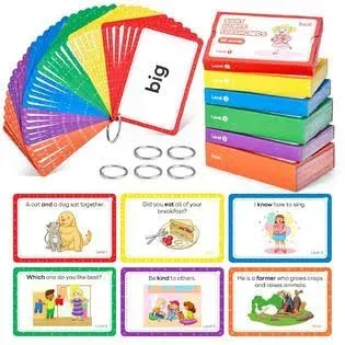 JoyCat Sight Words Kids Educational Flash Cards