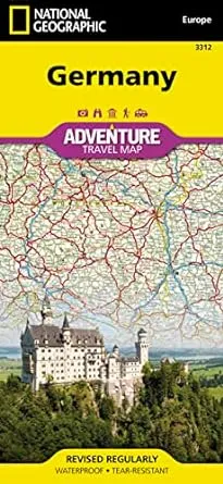 Germany Map: Travel Maps International Adventure Map (National Geographic Adventure Map)