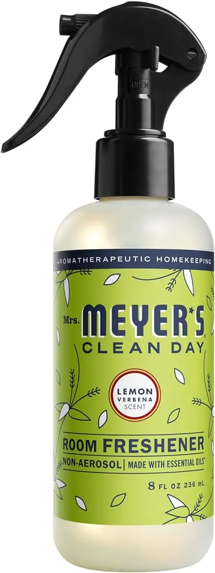 Mrs Meyers Room Freshener, Lemon Verbena Scent - 8 fl oz