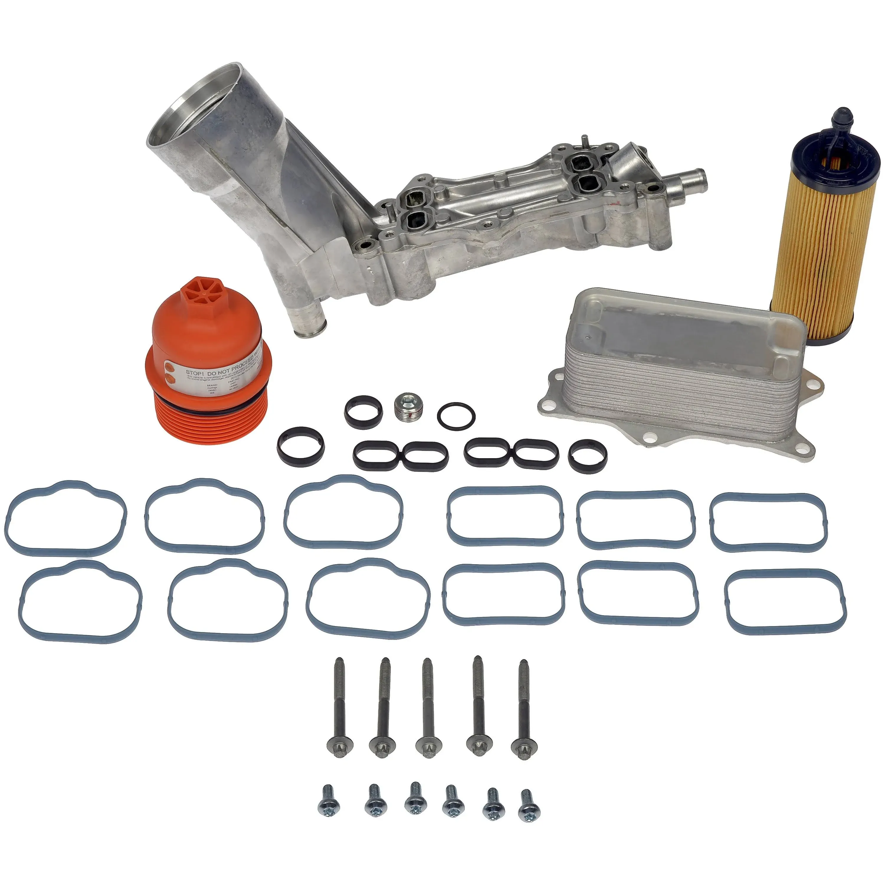 2014 Chrysler Town &amp; Country Oil Filter Housing, 6 Cyl., 3.6L Engine, with Cooler, with Filter Assembly, Aluminum Construction 926-959 by Dorman®