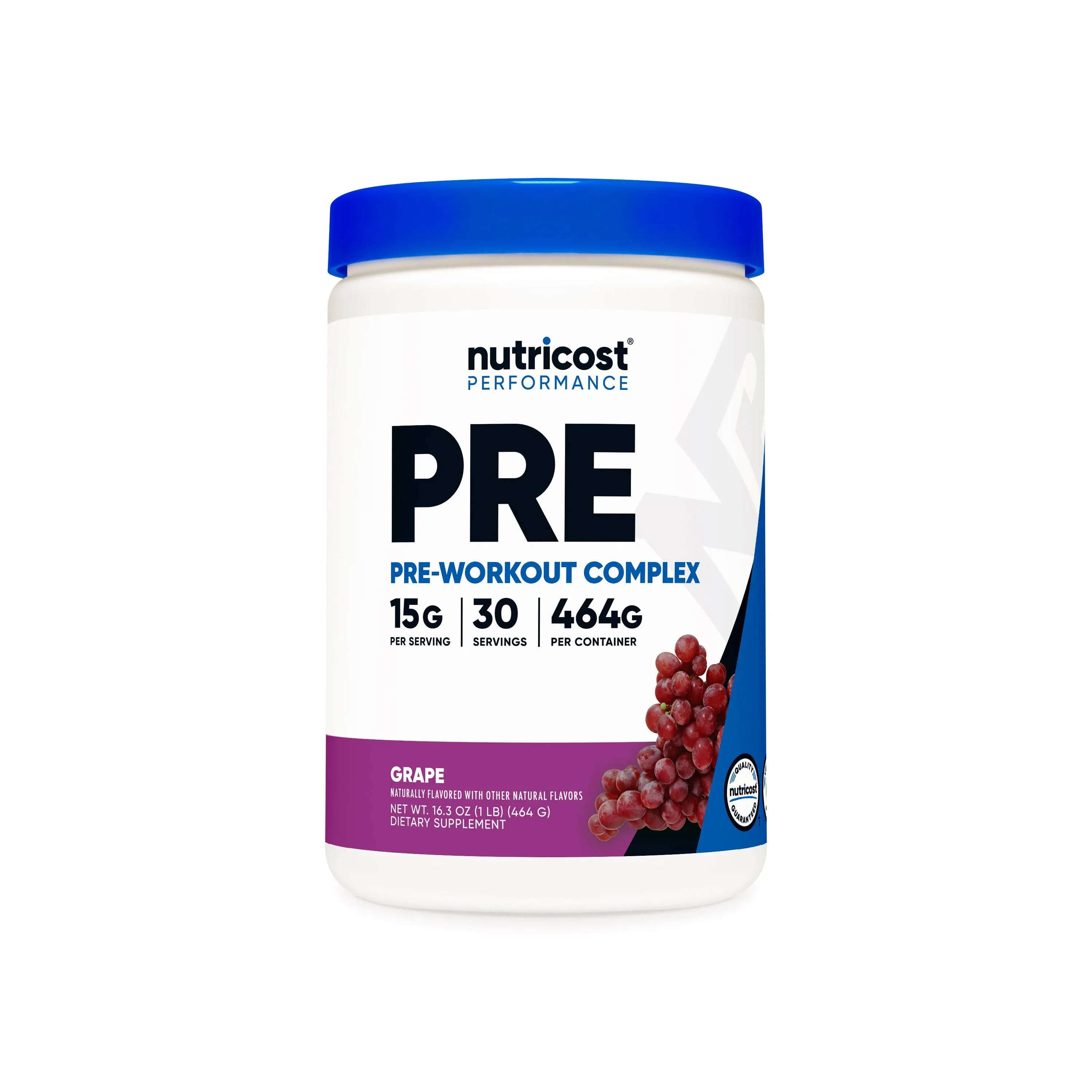 Nutricost, Performance, PRE-X, Complexe pré-entraînement Xtreme, Framboise bleue, 447 g