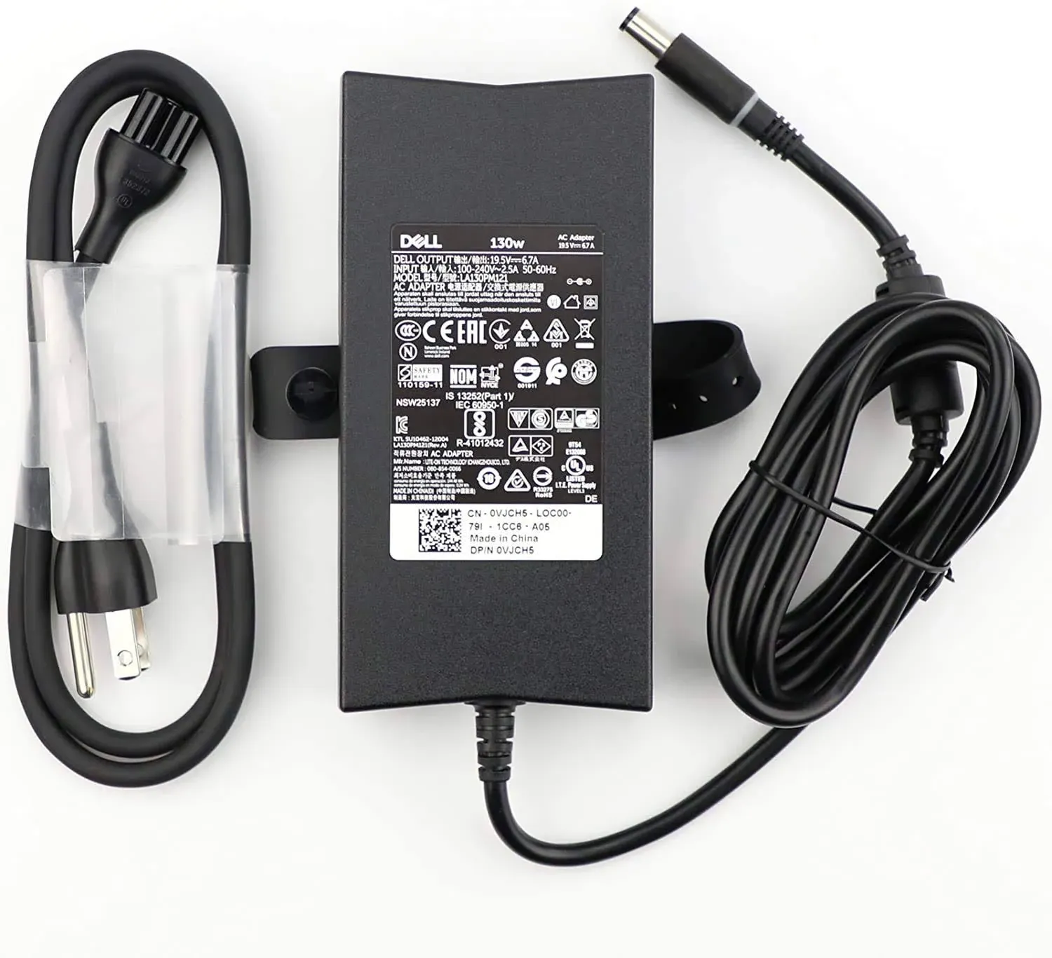 Dell 130W Watt Pa-4e AC DC 19.5V Power Adapter Battery Charger Brick with Cord