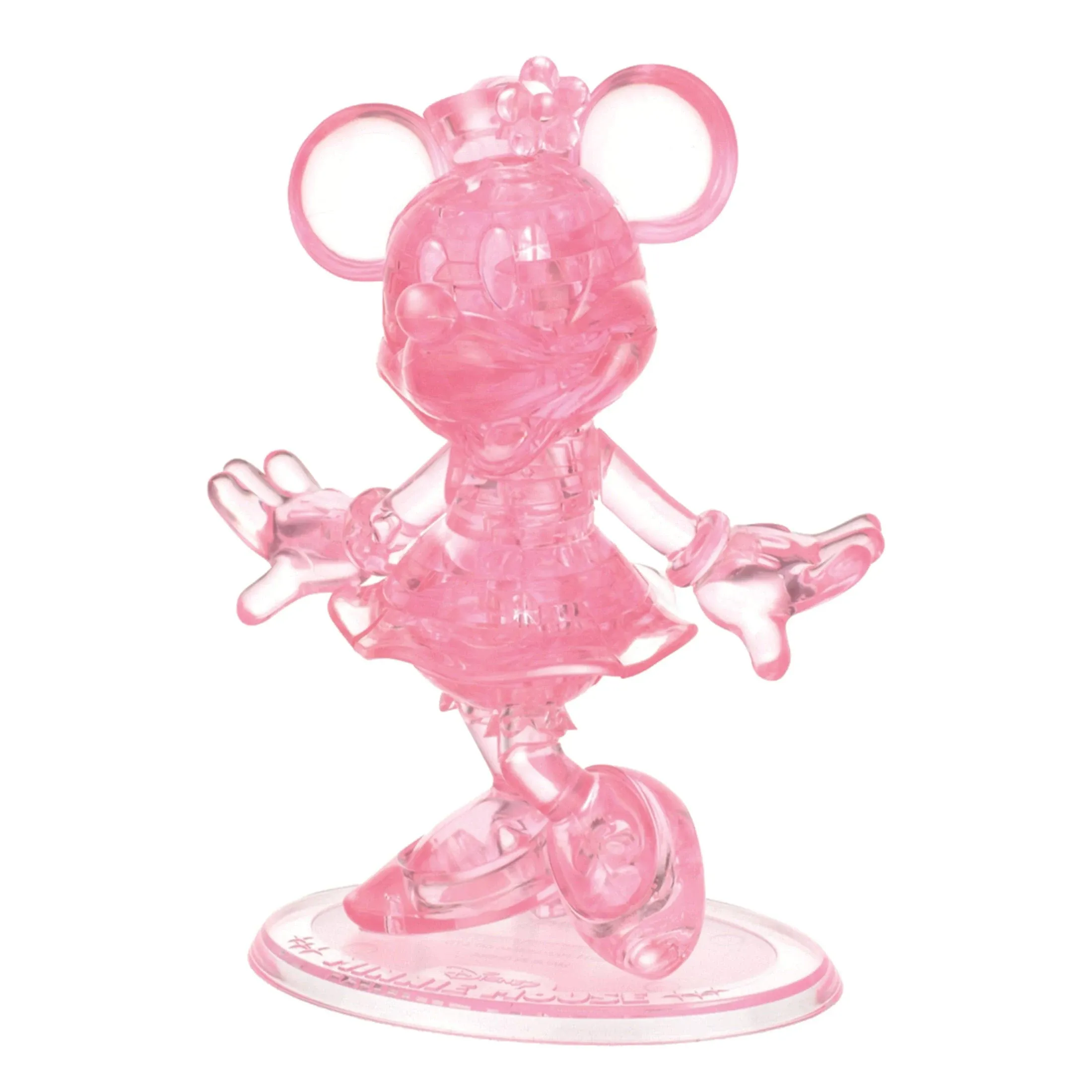 Disney Minnie Mouse 39 Piece Original 3D Crystal Puzzle Pink 30982 Bepuzzled