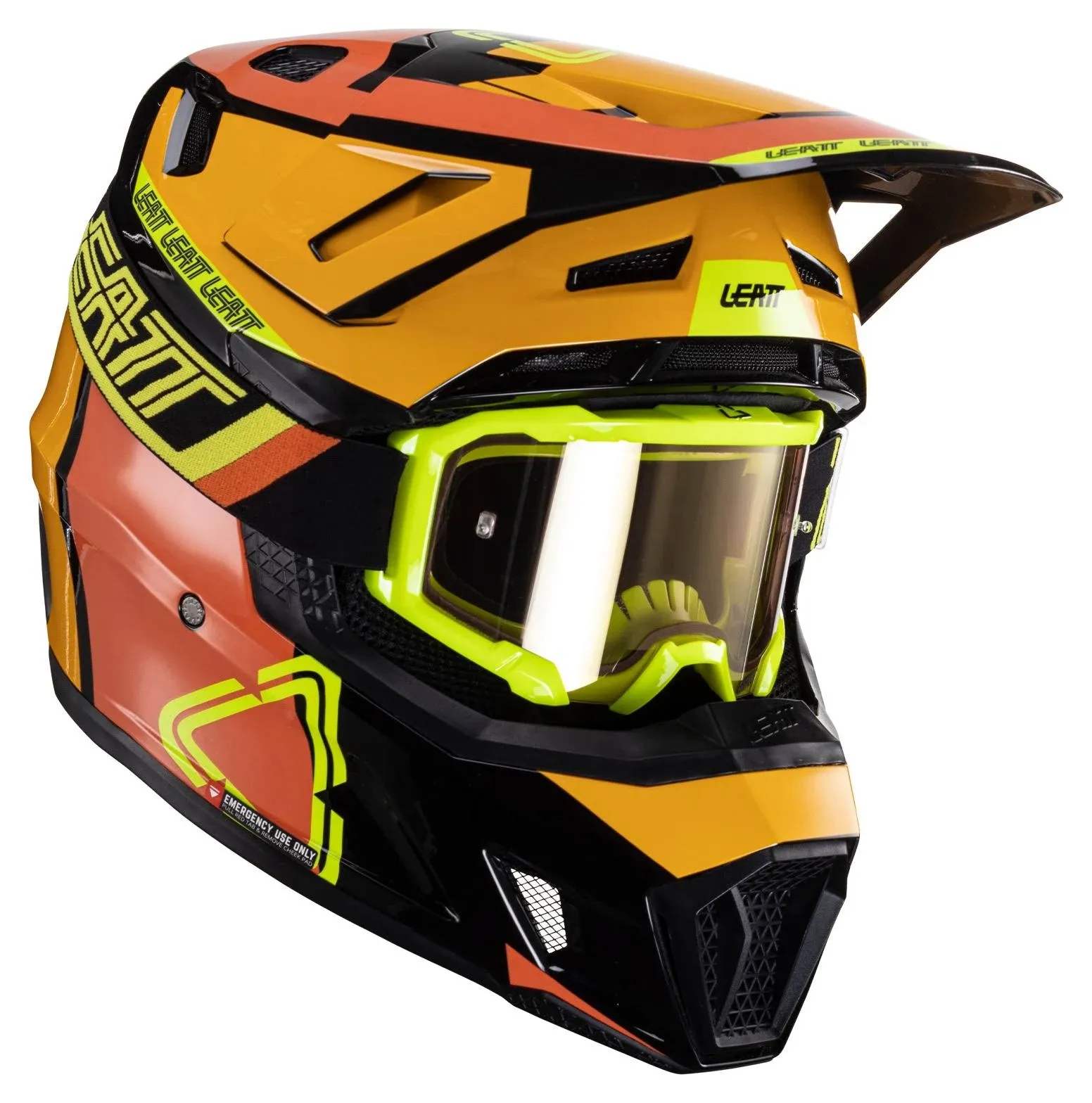 Leatt Moto 7.5 Helmet Kit-Citrus-2XL