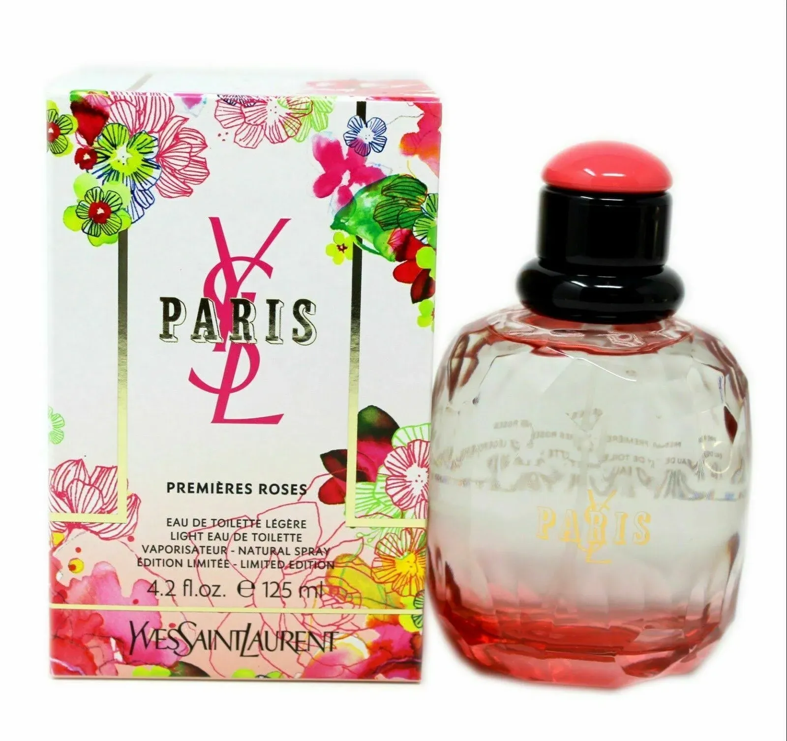 Paris Premieres Roses by Yves Saint Laurent EDT Spray 4.2 oz Limited