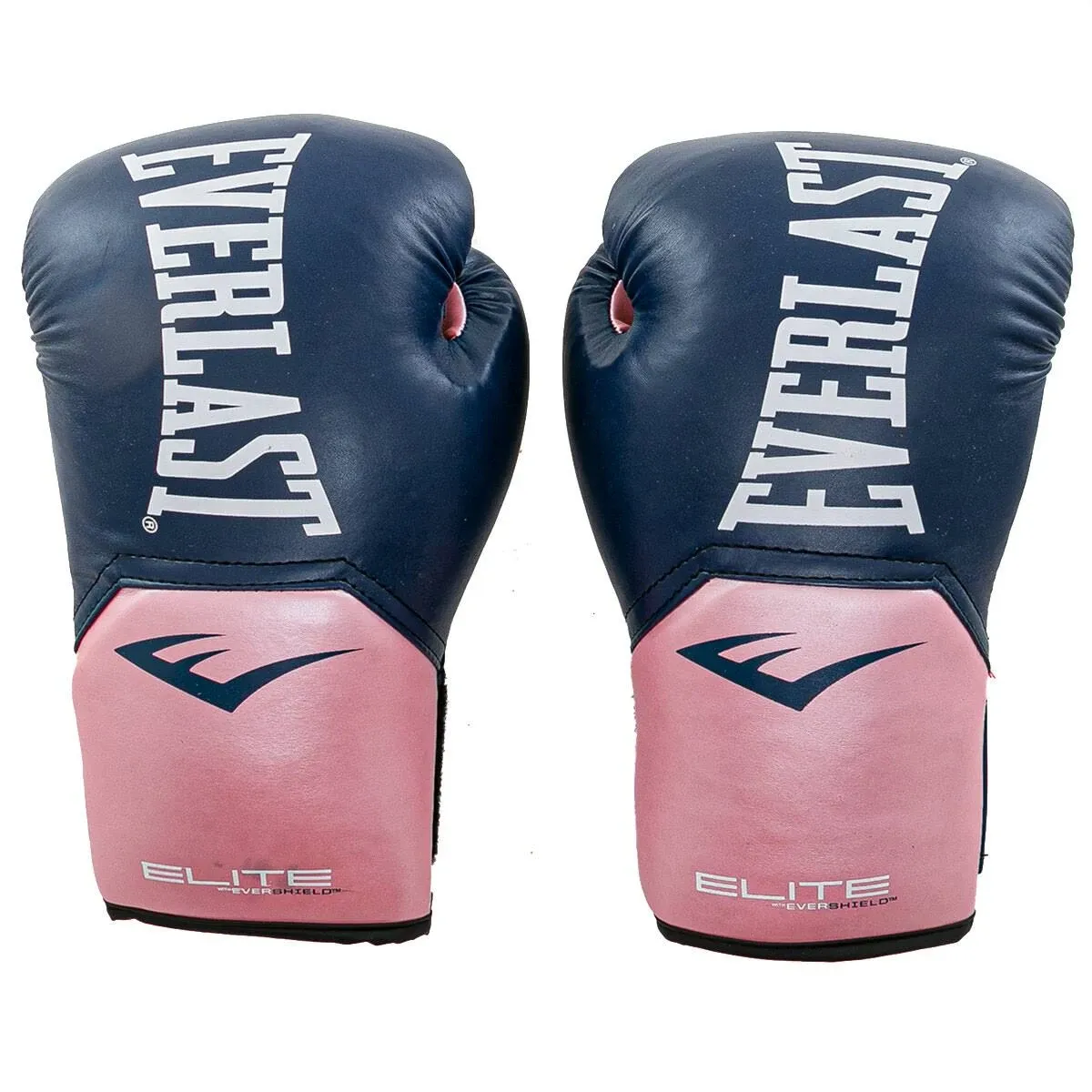 Everlast Elite Pro Style Training Gloves Pink/Blue 12 oz (Women Specific Design)