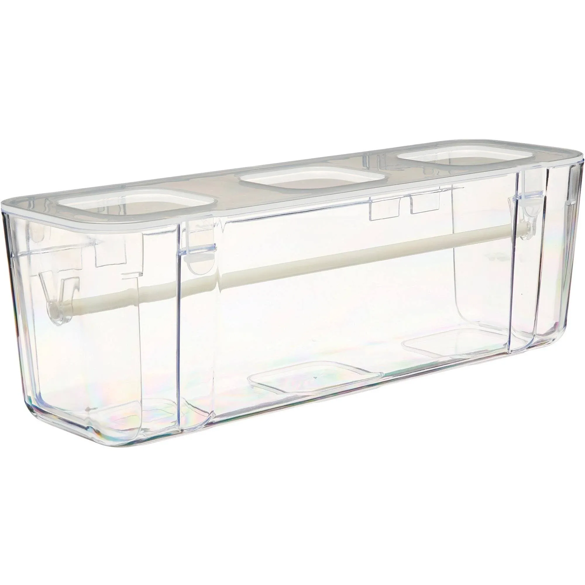 Deflecto Acrylic Ribbon Dispenser - Clear, 13.3"Wx4.4"Hx4.2"D