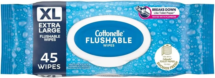 Cottonelle XL Flushable Wet Wipes