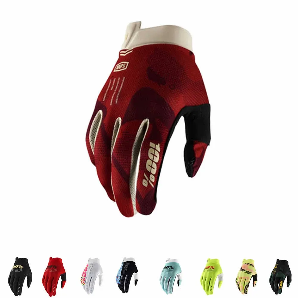 100% iTrack Gloves Medium Sentinel Black