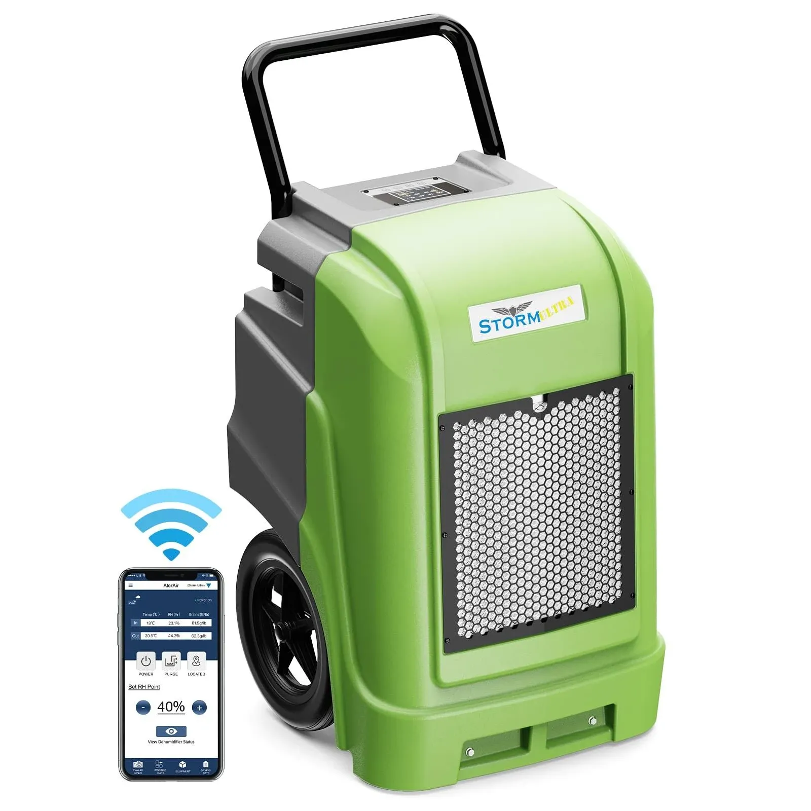 AlorAir | Storm Ultra WIFI Commercial Dehumidifier | 190 PPD