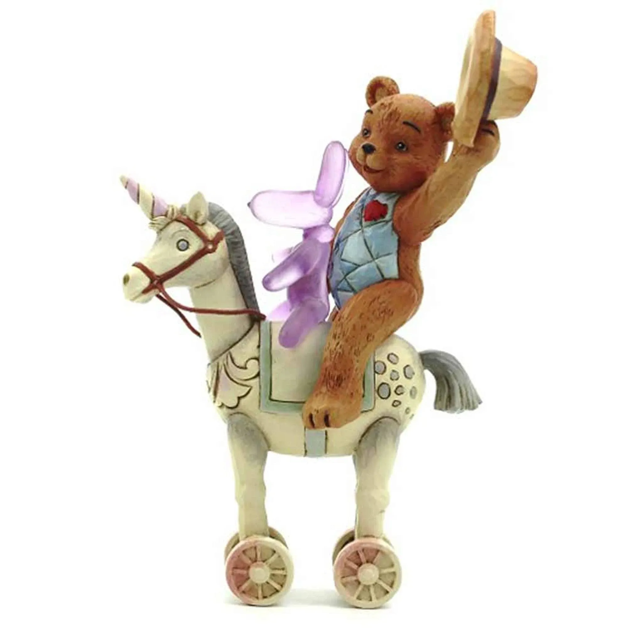 Enesco Button and Squeaky on Unicorn