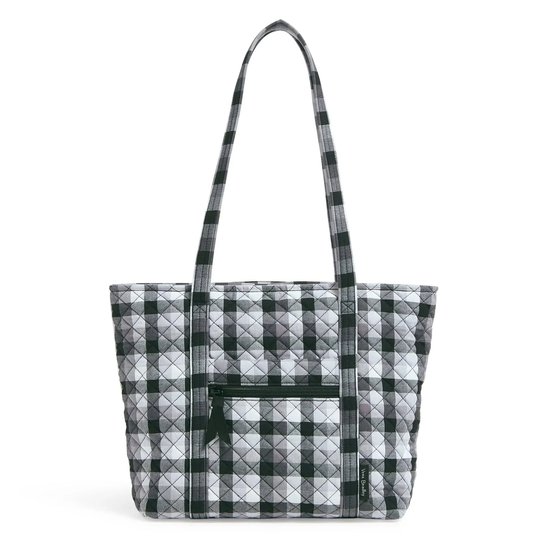 Vera Bradley Cotton Small Vera Tote Bag, Kingbird Plaid