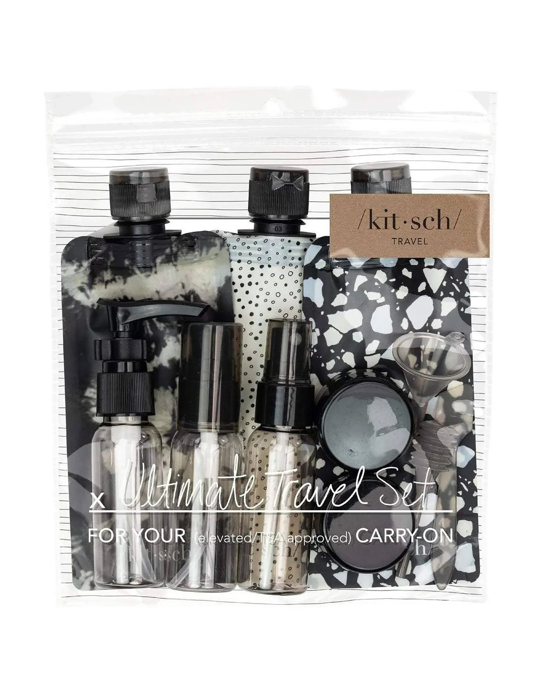 Kitsch Ultimate Travel Set - Black