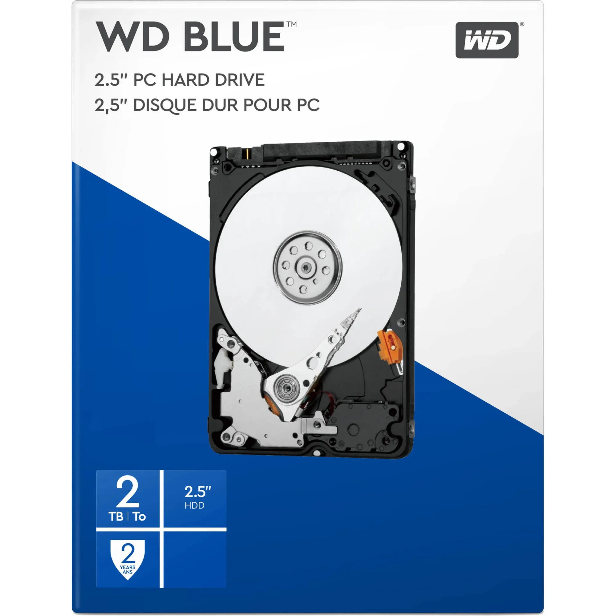 WD WDBMYH0020BNC-WRSN 2 TB Hard Drive - 2.5" Internal - SATA