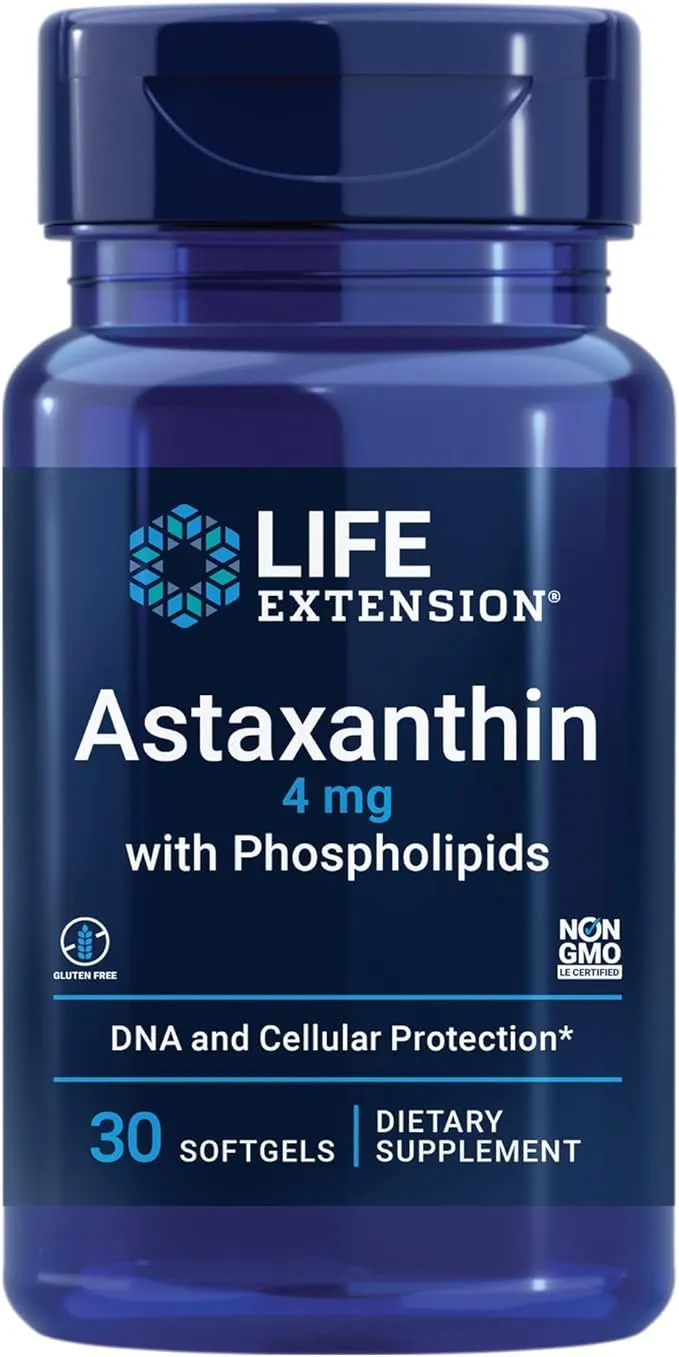 Life Extension Astaxanthin with Phospholipids 30 Softgel