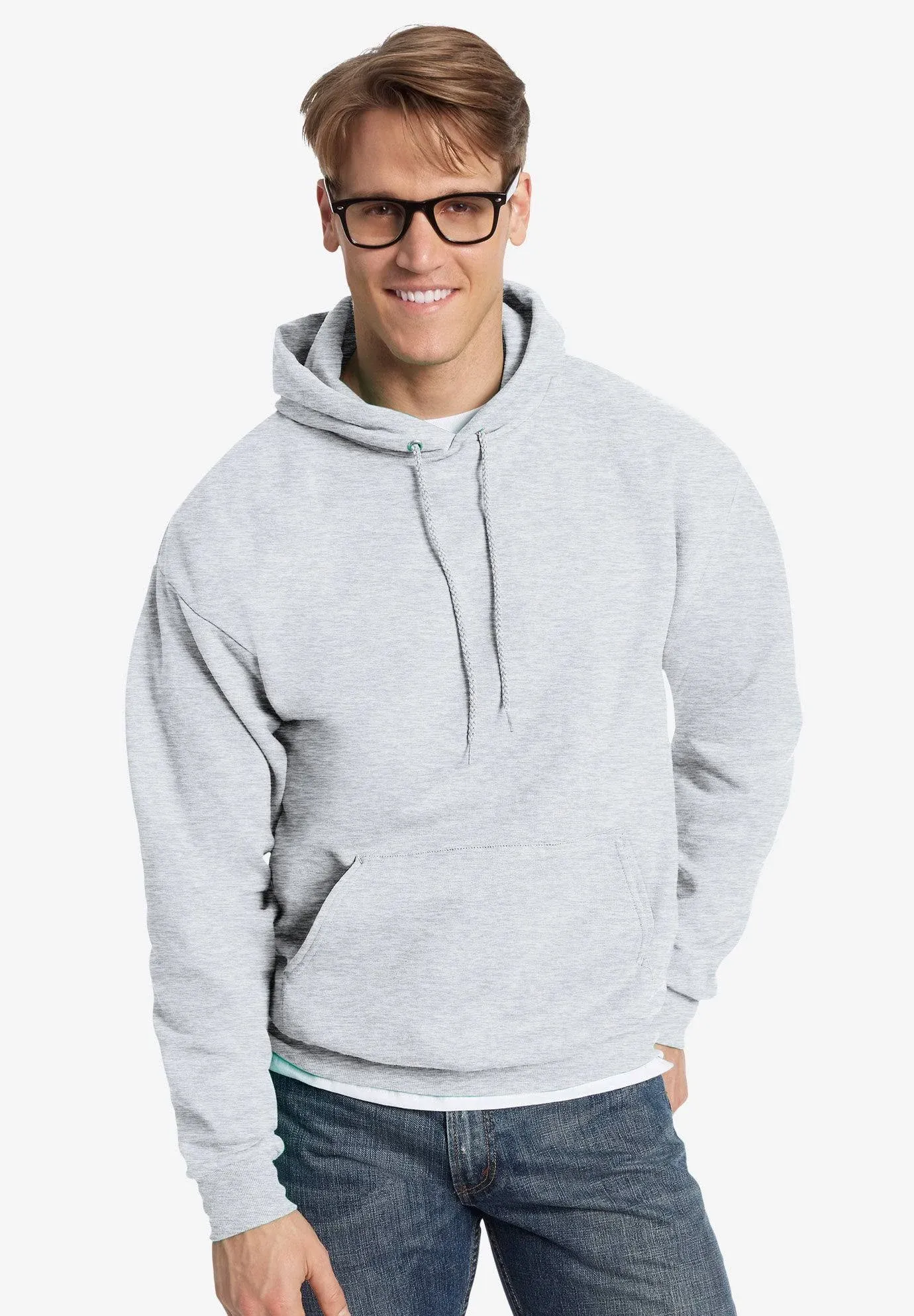 Hanes Ecosmart Pullover Hooded Sweatshirt Men's P170