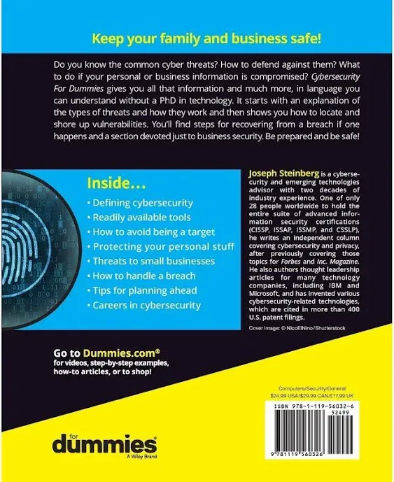 Cybersecurity For Dummies