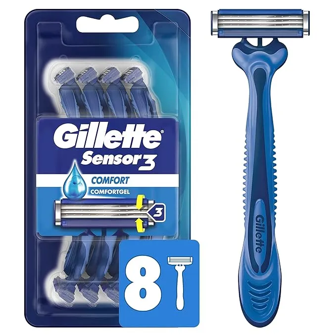 Gillette Sensor3 Sensitive Men's Disposable Razors 8 ct