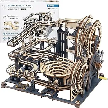 ROKR Marble Run 3D Wooden Puzzles for Adults