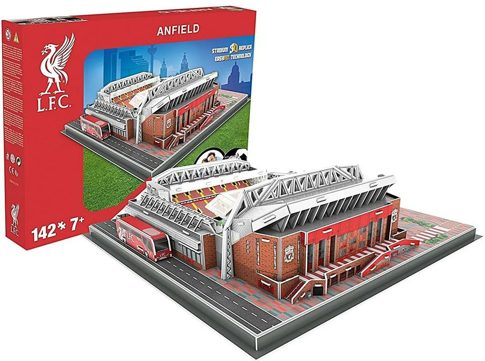 Official Liverpool FC 3D Anfield Road Stadium Puzzle