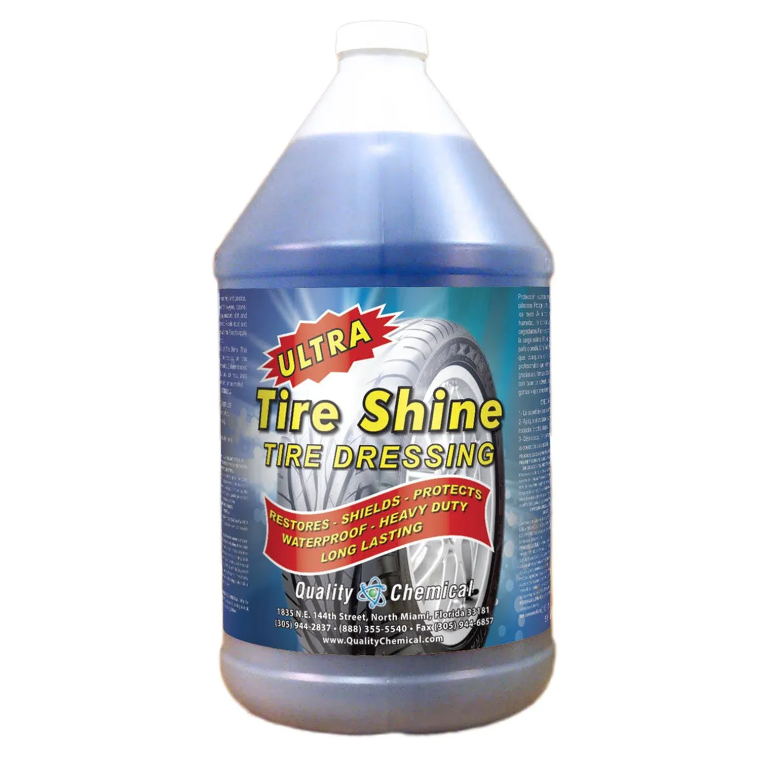 Ultra Tire Shine Solvent-Based Dressing / 1 Gallon (128 oz)