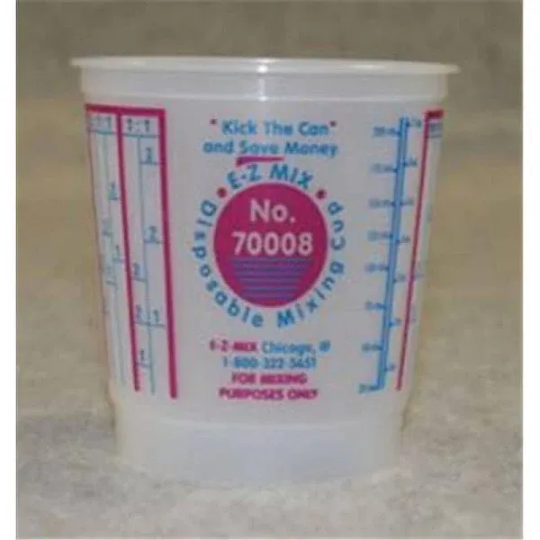 E-Z MIX 70008 1/2 Pint Cup, 100 Pack