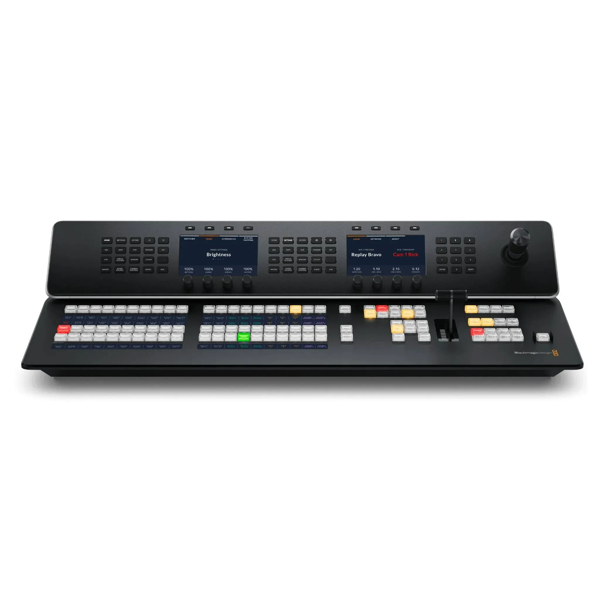 Blackmagic Design ATEM 1 M/E Advanced Panel 20 Video Switching Controller Mixer