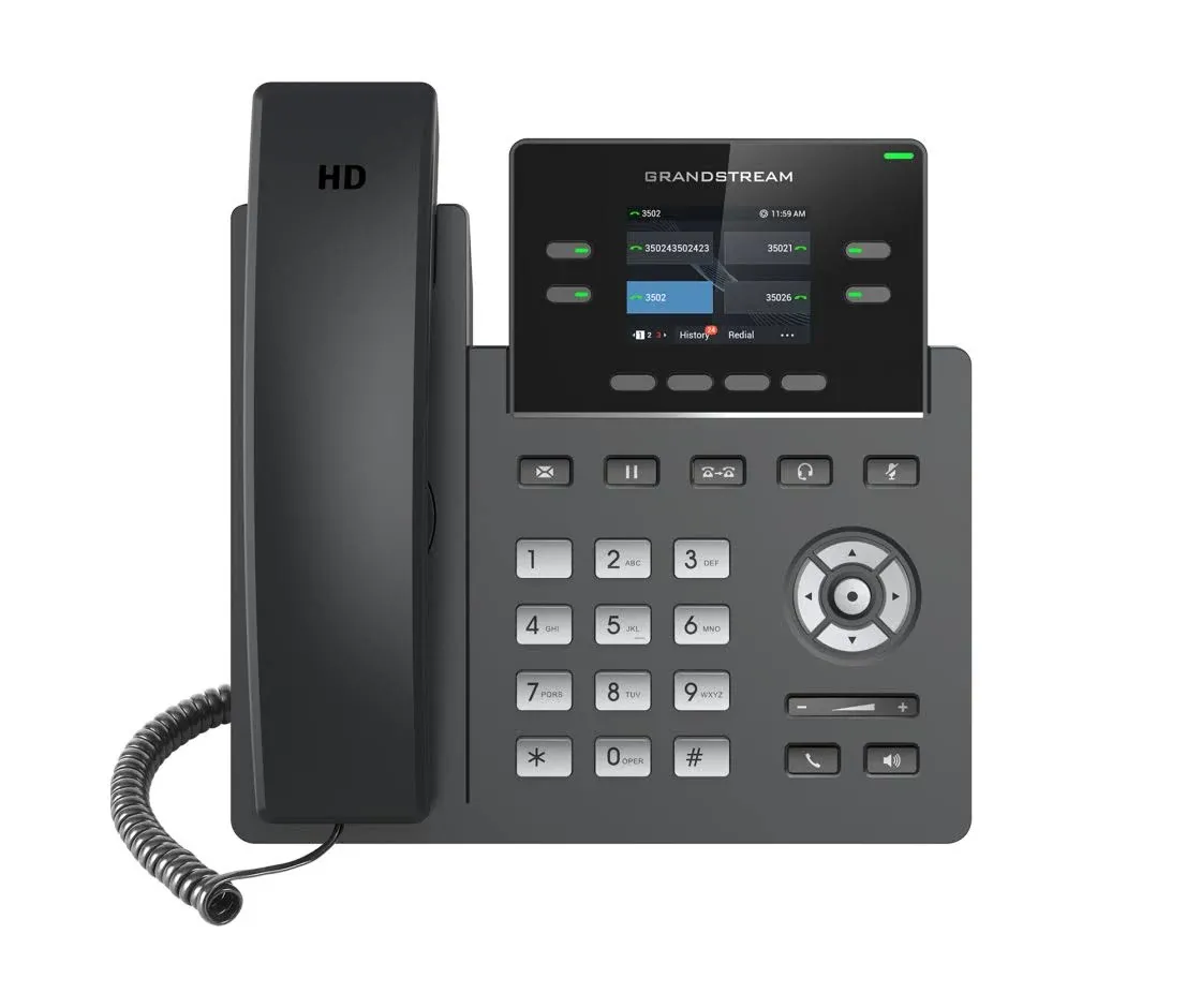 Grandstream GRP2612 IP Phone - Corded - Corded - Wall Mountable GRP2612P