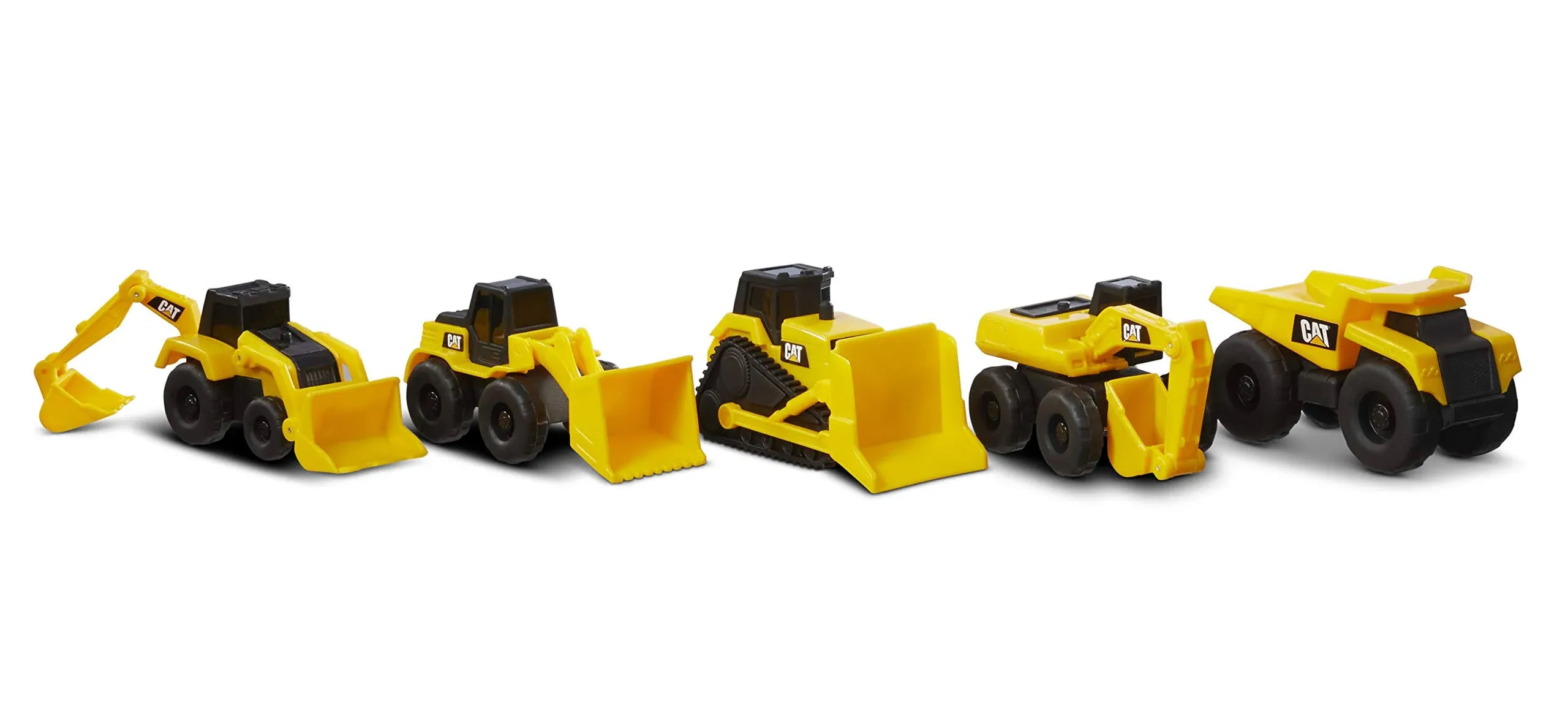 Cat Construction Little Machines 5 Pack - Great Cake Toppers