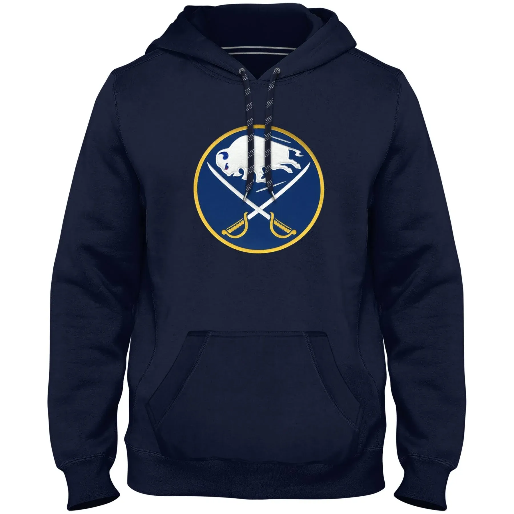 Buffalo Sabres NHL Express Twill Logo Hoodie - Navy