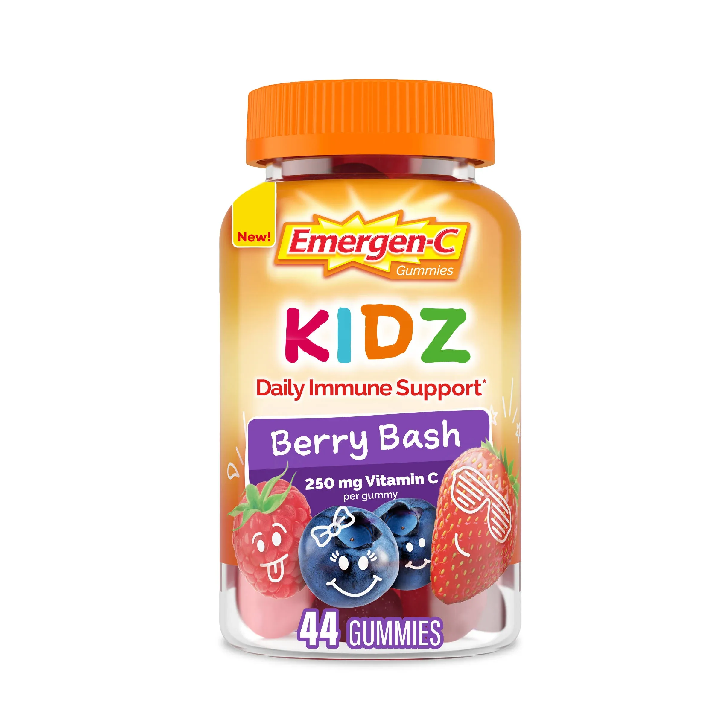 Emergen-C Kidz Daily Immune Support Fruit Fiesta 44 Gummies