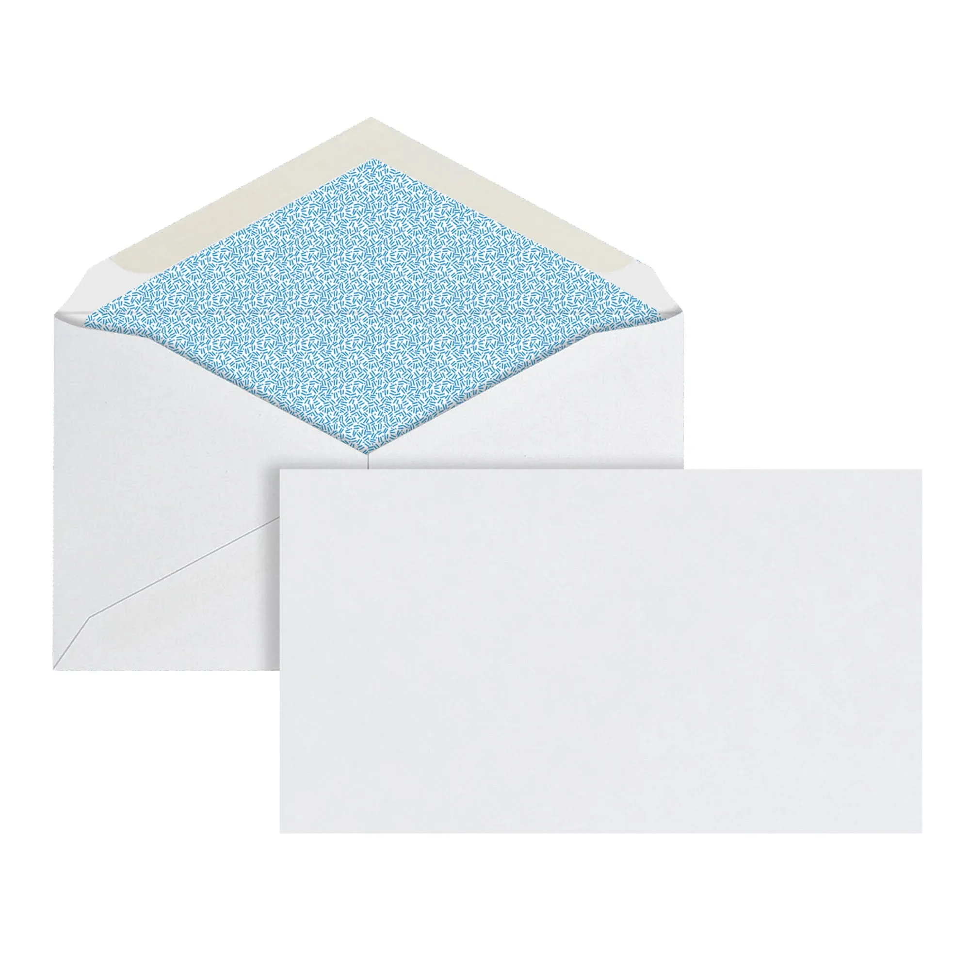 Office Depot Brand #6 3/4 Security Envelopes, Gummed Seal, White, Box of 500