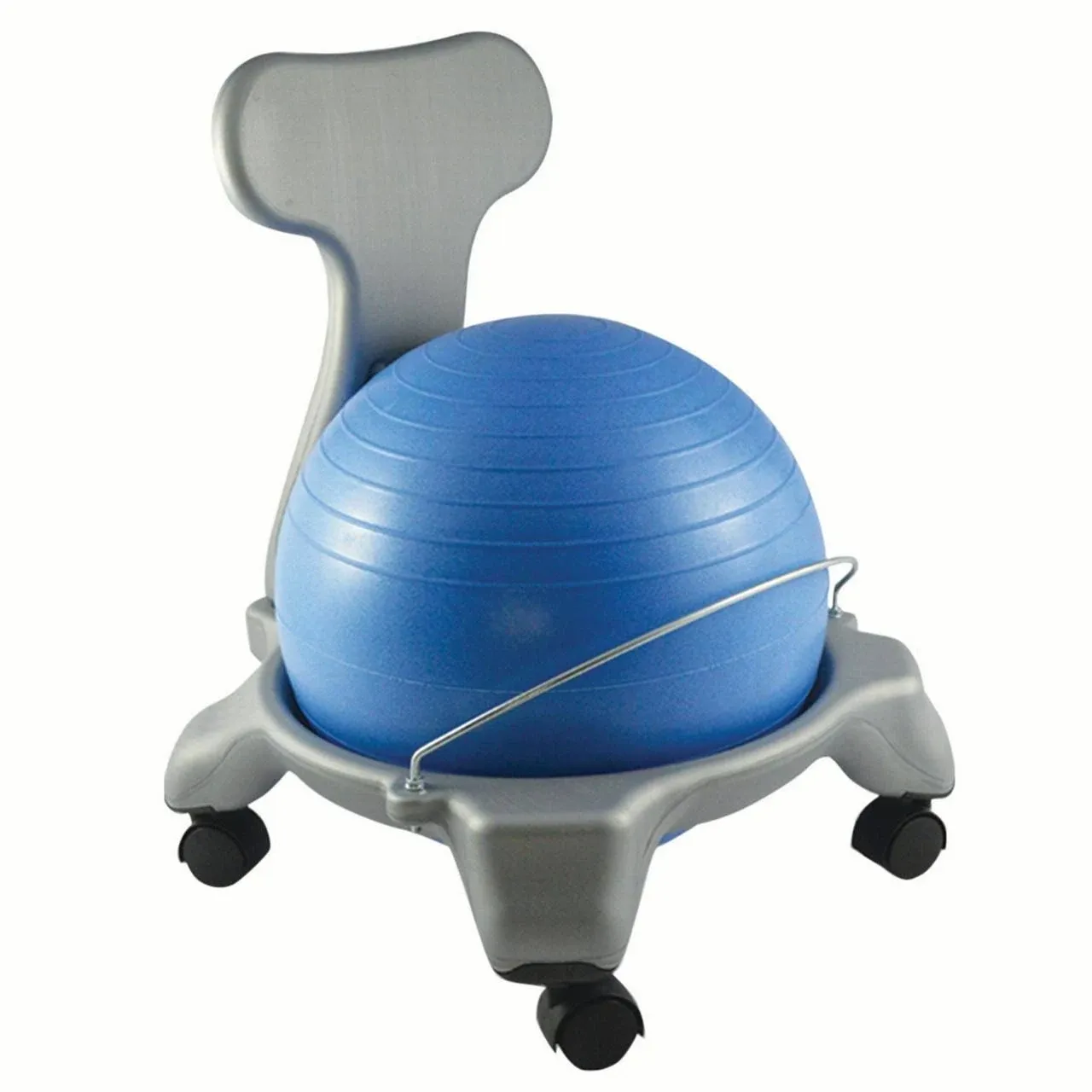 CanDo Plastic Ball Stool with No Back Adult Size