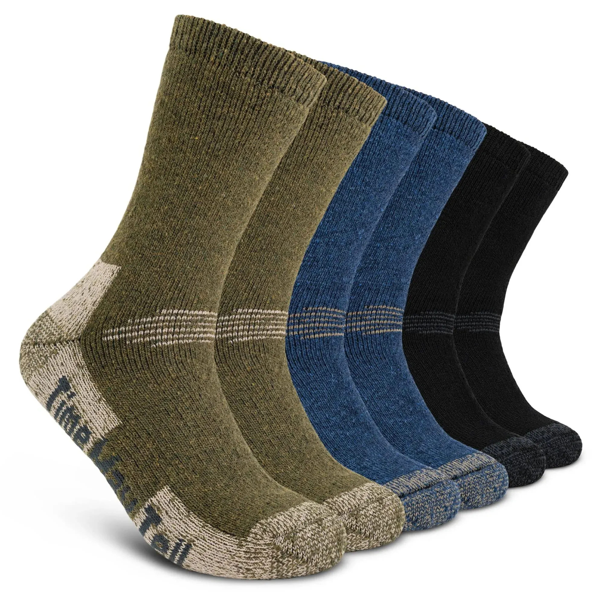 Time May Tell Mens Merino Wool Hiking Cushioning Socks for Outdoor Wool-Socks-For ...