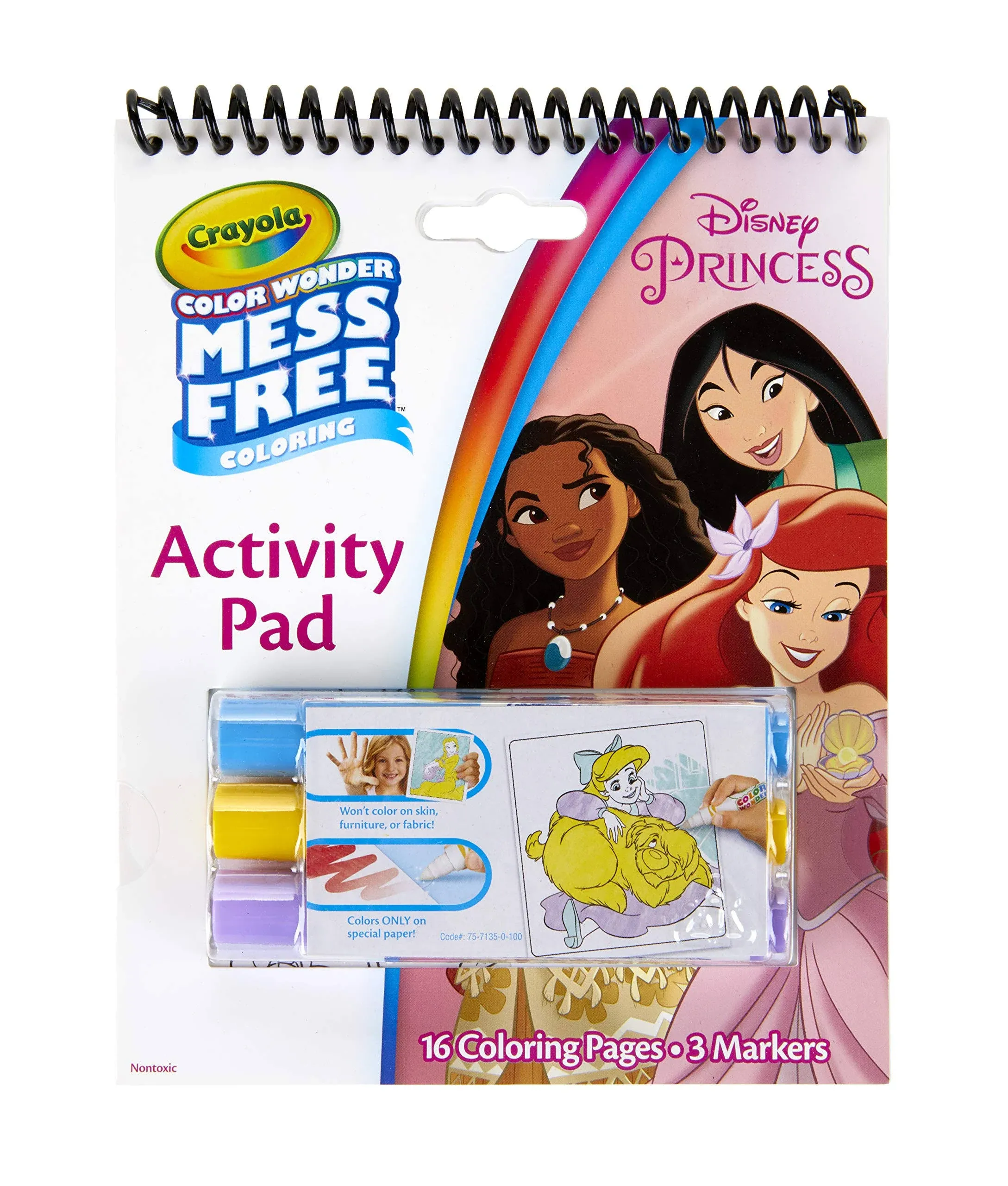 Crayola Color Wonder Mess Free Princess Coloring & Activity Pad