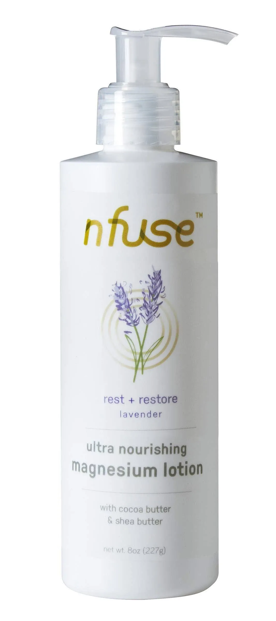 Nfuse Lavender Magnesium Lotion, 8-Ounce