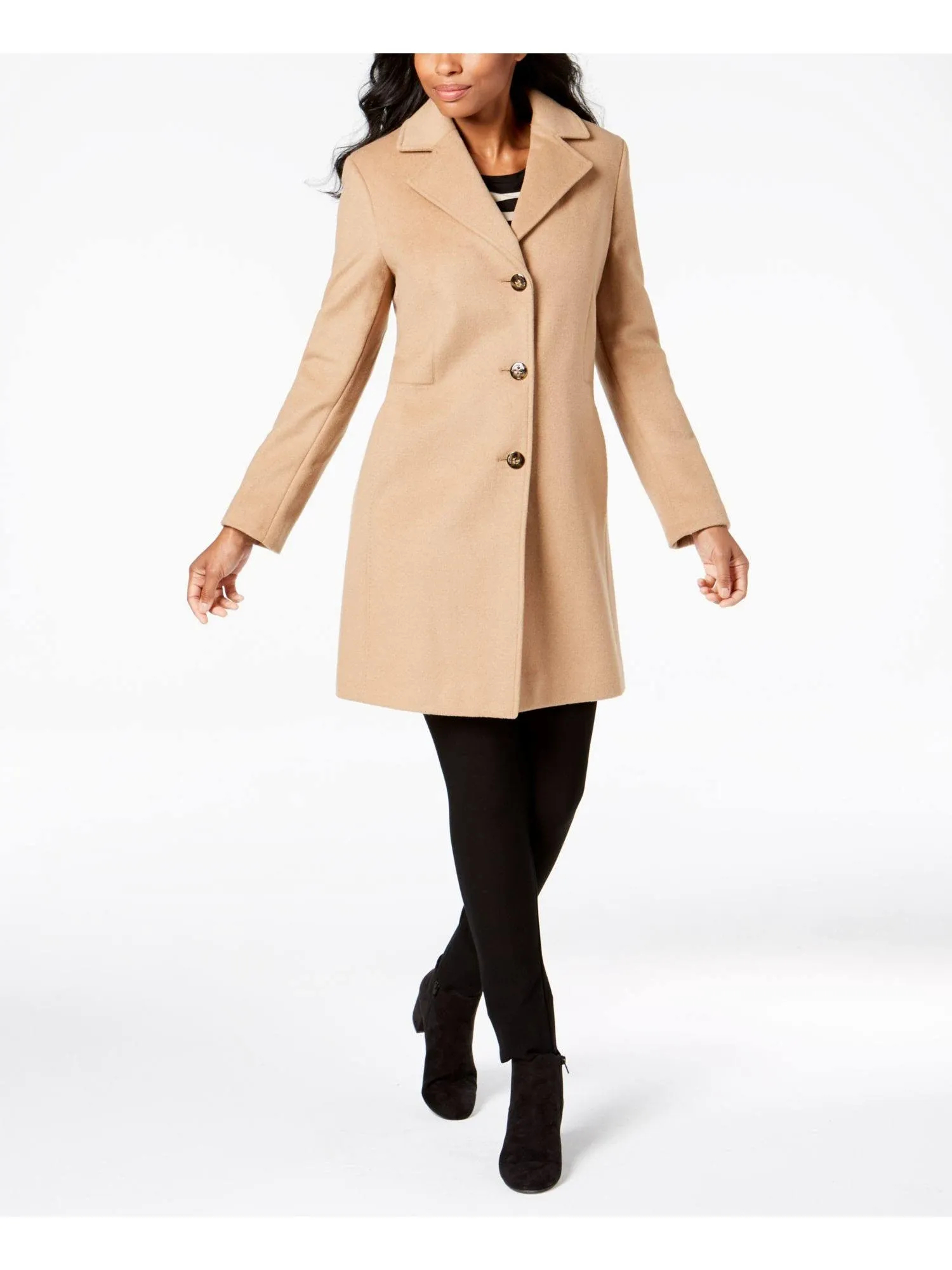 Calvin Klein Women's Classic Cashmere Wool Blend Coat