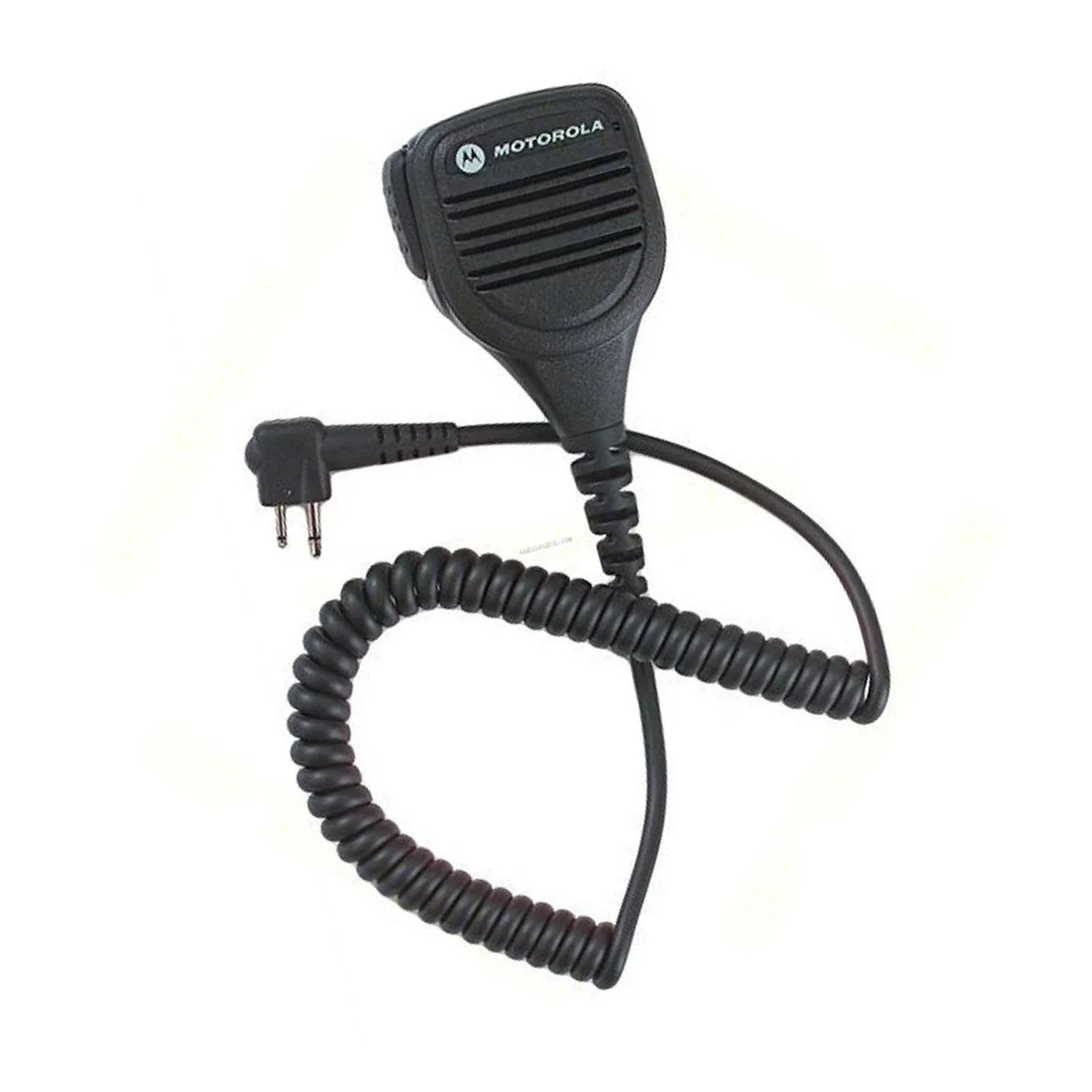 Motorola Original OEM PMMN4013A Remote Speaker Microphone with 3.5mm Audio Jack, Coiled Cord Swive