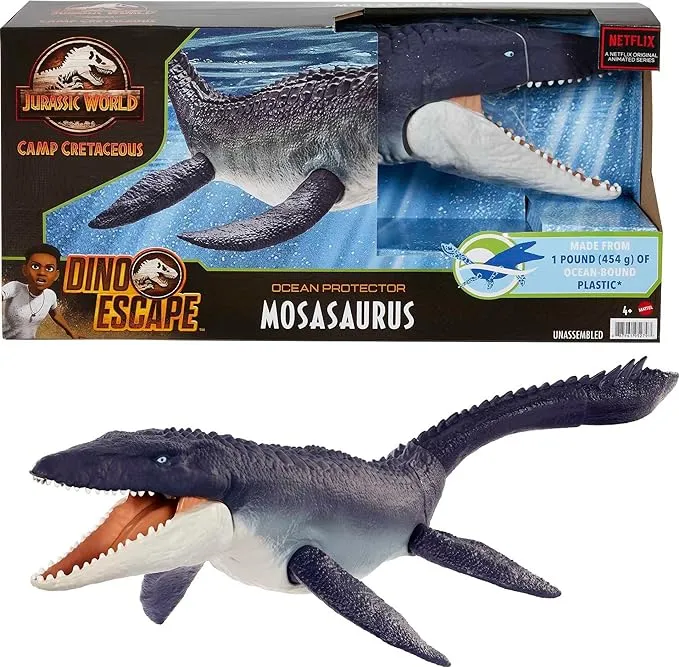 OCEAN PROTECTOR MOSASAURUS Jurassic World Camp Cretaceous  Dino Escape Netflix 