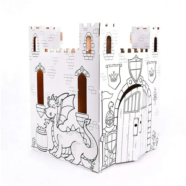 Easy Playhouse Fairy Tale Castle Cardboard Playhouse