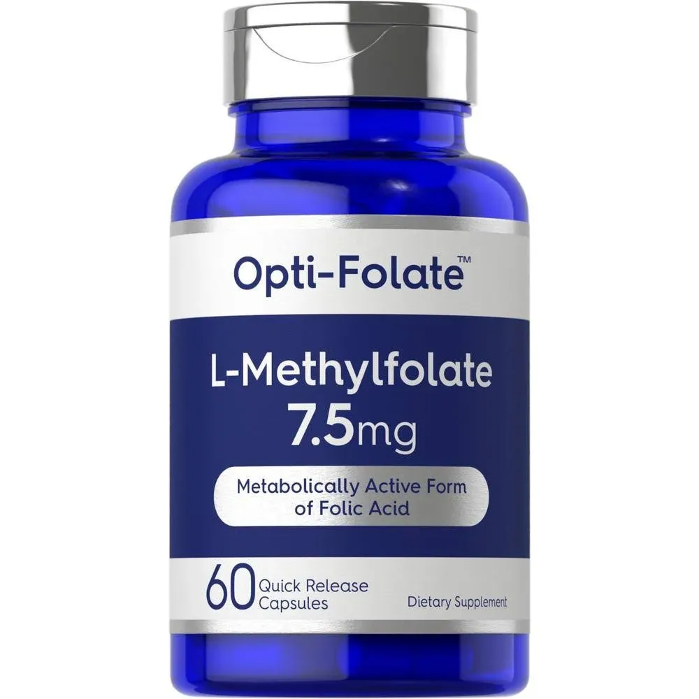 L Methylfolate 7.5 mg | 60 Capsules | Optimized and Activated