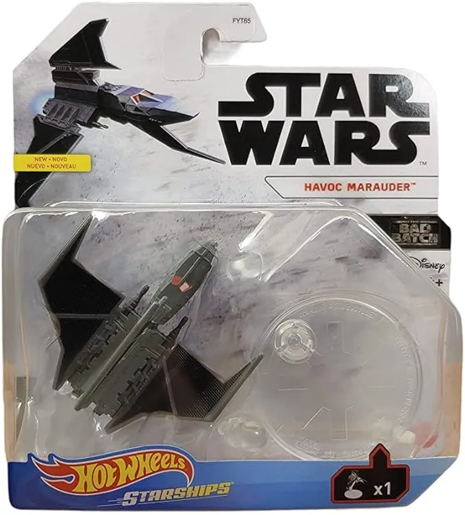 Hot Wheels 2021 Star Wars Starships Die-cast Bad Batch Havoc Marauder